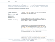 Tablet Screenshot of econoautosalesdenverco.wordpress.com