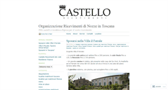 Desktop Screenshot of castelloricevimenti.wordpress.com