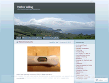 Tablet Screenshot of motherwilling.wordpress.com