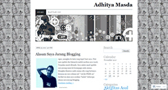 Desktop Screenshot of adhityamasda.wordpress.com