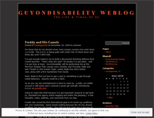 Tablet Screenshot of guyondisability.wordpress.com