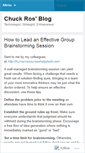 Mobile Screenshot of chuckros.wordpress.com