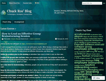 Tablet Screenshot of chuckros.wordpress.com