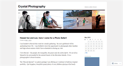 Desktop Screenshot of crystalphotography.wordpress.com