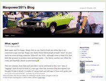 Tablet Screenshot of maxpower351.wordpress.com