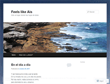 Tablet Screenshot of feelslikeais.wordpress.com