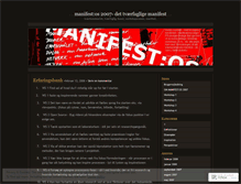 Tablet Screenshot of manifestos.wordpress.com