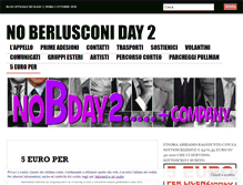 Tablet Screenshot of noberlusconiday2.wordpress.com