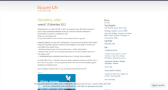 Desktop Screenshot of logmylife.wordpress.com