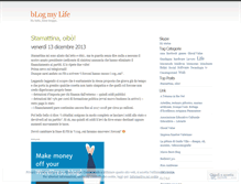 Tablet Screenshot of logmylife.wordpress.com