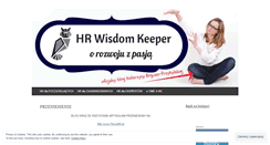 Desktop Screenshot of hrwisdomkeeper.wordpress.com