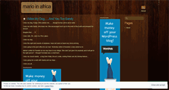 Desktop Screenshot of marioinafrica.wordpress.com