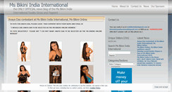 Desktop Screenshot of msbikiniindia.wordpress.com