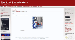 Desktop Screenshot of insanepenguins.wordpress.com