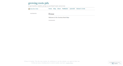 Desktop Screenshot of growingrootspdx.wordpress.com