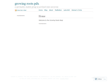 Tablet Screenshot of growingrootspdx.wordpress.com