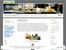 Tablet Screenshot of jihyelikesfood.wordpress.com