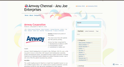 Desktop Screenshot of amwaychennai.wordpress.com