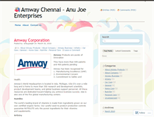 Tablet Screenshot of amwaychennai.wordpress.com