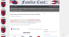 Desktop Screenshot of familiacunhamg.wordpress.com