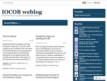 Tablet Screenshot of iocob.wordpress.com