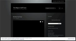 Desktop Screenshot of jefffavormagic.wordpress.com
