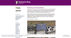 Desktop Screenshot of herlinare.wordpress.com