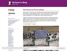 Tablet Screenshot of herlinare.wordpress.com