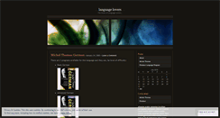 Desktop Screenshot of languagelovers.wordpress.com