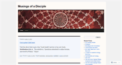 Desktop Screenshot of musingsofadisciple.wordpress.com