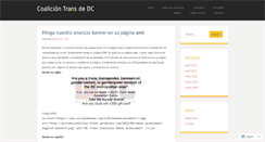 Desktop Screenshot of coaliciontransdc.wordpress.com