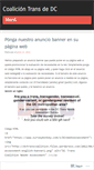 Mobile Screenshot of coaliciontransdc.wordpress.com