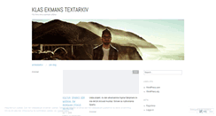Desktop Screenshot of klasekman.wordpress.com