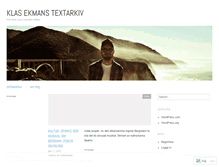 Tablet Screenshot of klasekman.wordpress.com