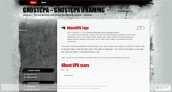 Desktop Screenshot of ghostcpa.wordpress.com