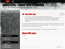 Tablet Screenshot of ghostcpa.wordpress.com