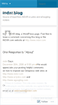 Mobile Screenshot of indxr.wordpress.com