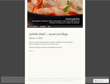 Tablet Screenshot of moznagosciom.wordpress.com