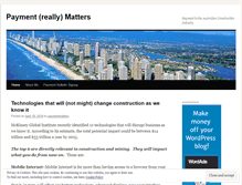 Tablet Screenshot of paymentmatters.wordpress.com