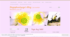 Desktop Screenshot of happyheartyoga.wordpress.com