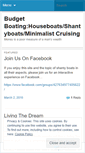 Mobile Screenshot of houseboatshantyboatbuilders.wordpress.com