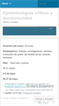 Mobile Screenshot of epistemologiascriticas.wordpress.com