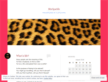 Tablet Screenshot of mrssparkle.wordpress.com
