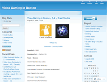 Tablet Screenshot of bostonmagaming.wordpress.com