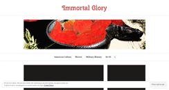 Desktop Screenshot of immortalglory.wordpress.com
