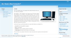 Desktop Screenshot of doineedanewcomputer.wordpress.com