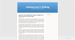 Desktop Screenshot of justmorocco.wordpress.com
