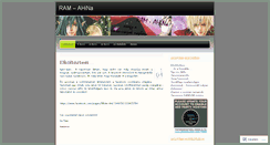 Desktop Screenshot of ahina.wordpress.com