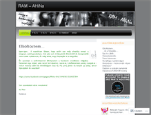 Tablet Screenshot of ahina.wordpress.com