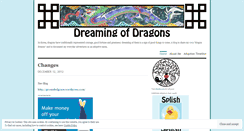 Desktop Screenshot of dreamingofdragons.wordpress.com